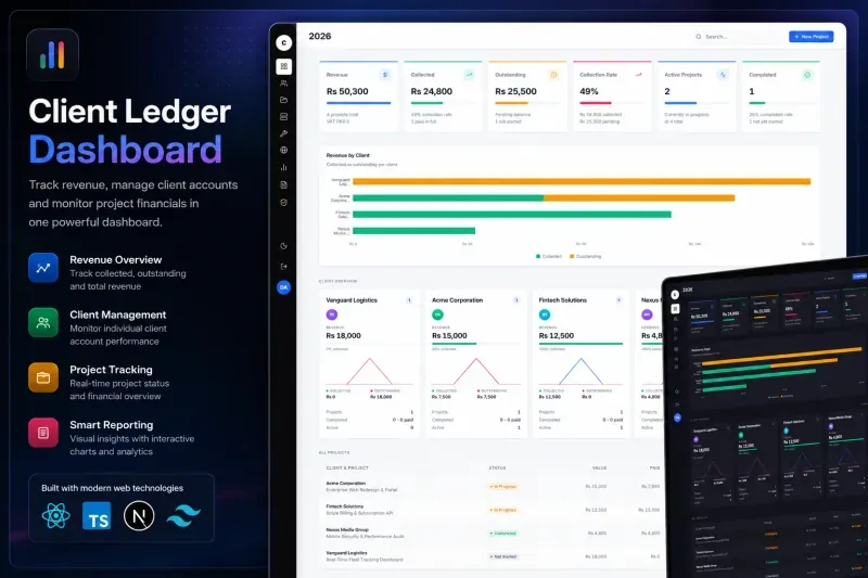 Client Ledger Dashboard