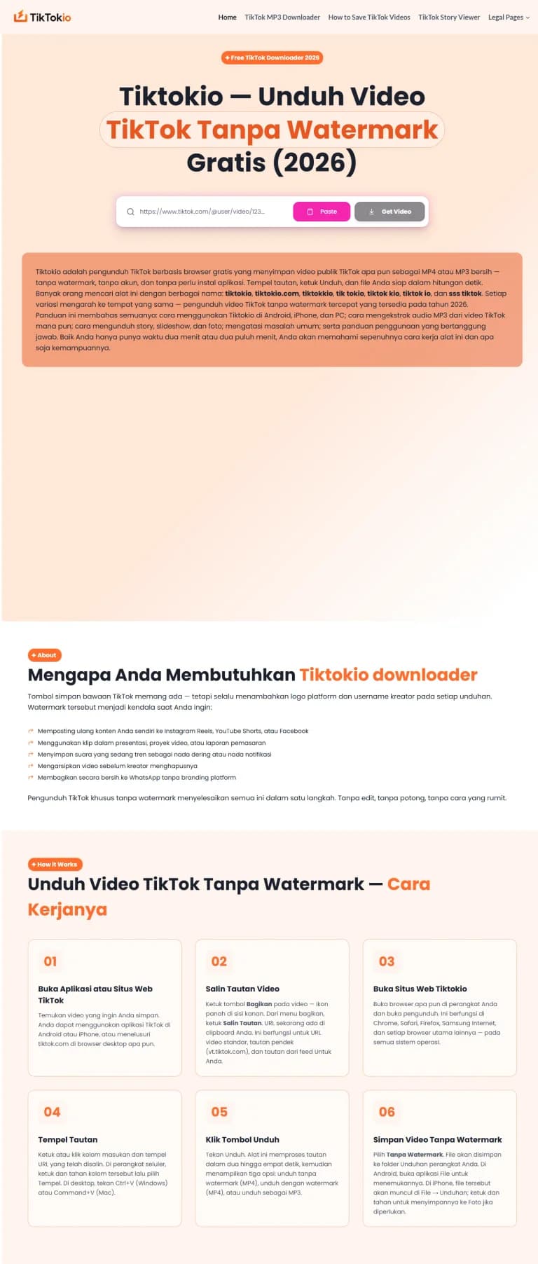 TikTokio Downloader