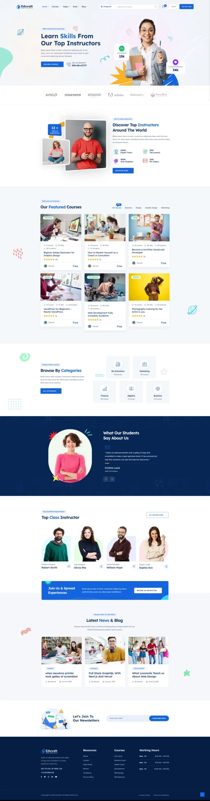 Agency Landing Page