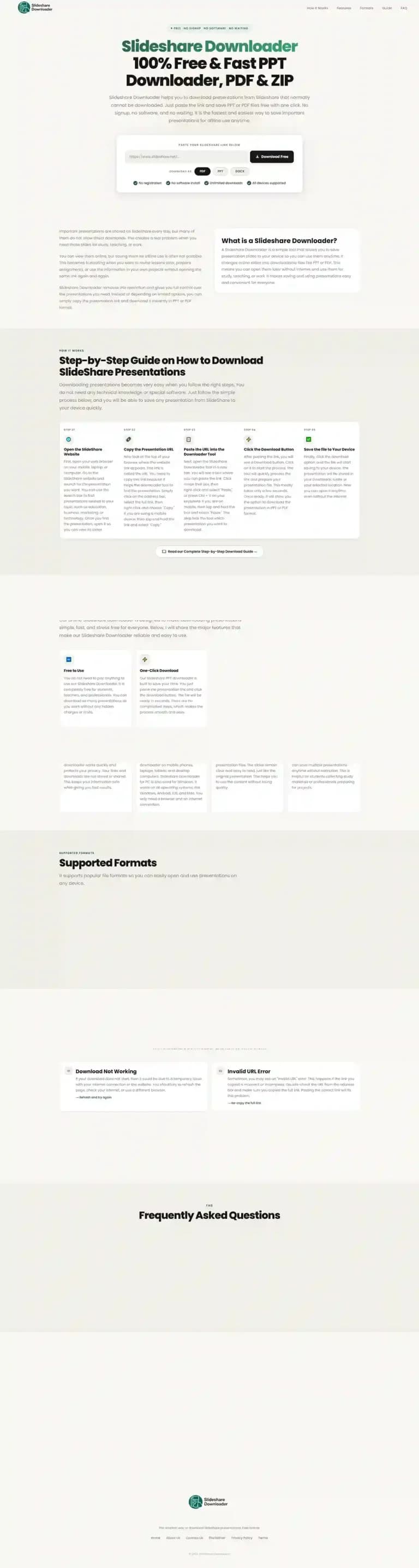 Slideshare Downloader